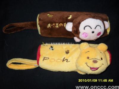 Hand held pencil case bears. monkey 20