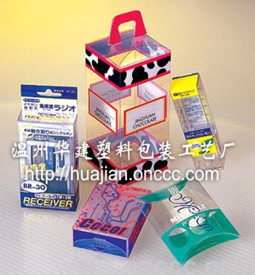 Plastic PVC pencil box series, PET packaging box.