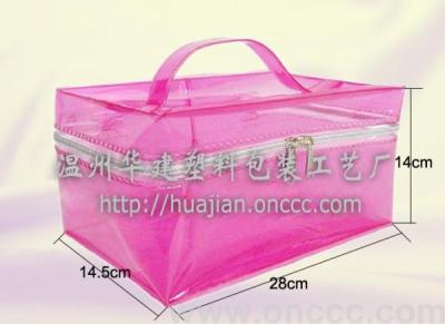 It's Fashionable PVC cosmetic bag, travel bag.