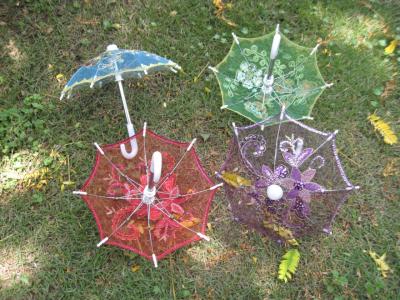 Embroidery craft umbrella