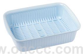 Plastic Rectangular Double Layer Fruit and Vegetable Sieve
