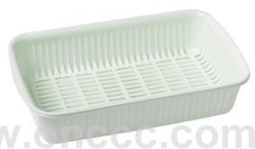 Plastic Rectangular Double Layer Fruit and Vegetable Sieve