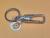 Zinc alloy dual-ring key chain