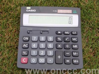 Office commercial multifunction calculator Casio calculator desktop D-20L authentic solar