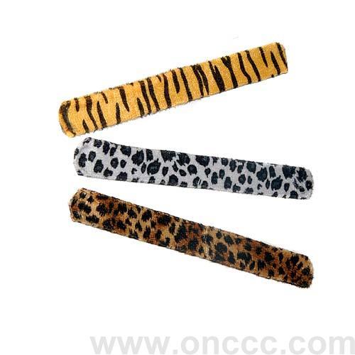 leopard print slap bracelet