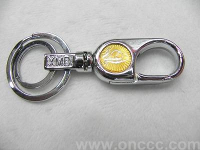 Zinc alloy double ring Keychain 303