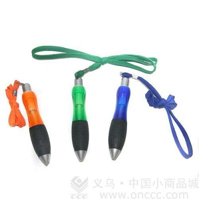 Sheng Yang pen with rope transparent King size ballpoint pen ballpoint plastic pen