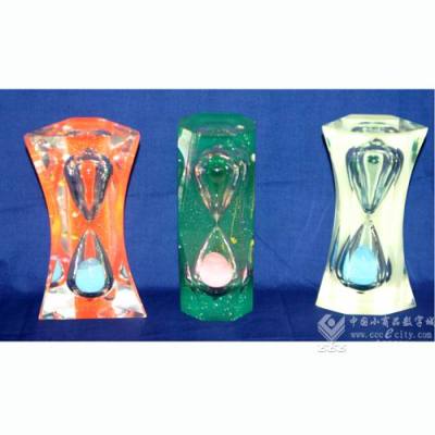 Six-Side Column Crystal Craft Hourglass
