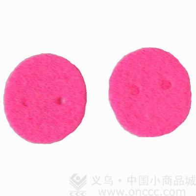 Pink round flowers of felt cloth piece 513