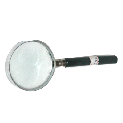 Silver 60MM semi-metal magnifying glass.