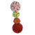 Simulation of cloth flower ball bouquet