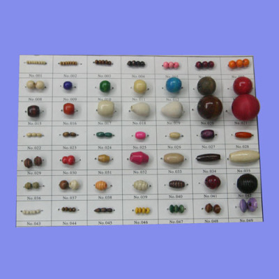 Wooden bead accessories