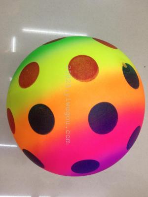 9 inch PVC ball/happy/Rainbow ball ball/rehearsal/color volleyball/beach ball
