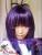 COSPLAY hair,Purple wig,Performance hoods,Decorative wigs