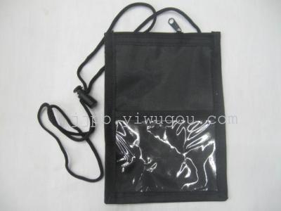 Active buckle strap document bag black Oxford cloth production quality.