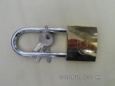 Long shackle titanium gold lock
