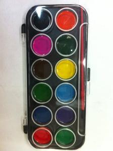 12-color watercolor paint