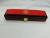 Black and Red series collectible, painted wood box with lock