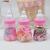 Korean girl band candy colored headdress infant bottle with colorful rubber factory wholesale