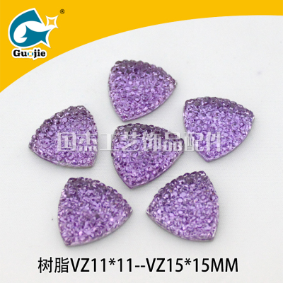 Resin VZ12*12-25*25 triangle star DIY accessories shoes