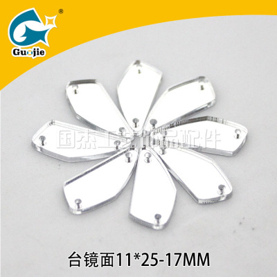 Acrylic mirror precision cutting wedding clothing accessories accessories