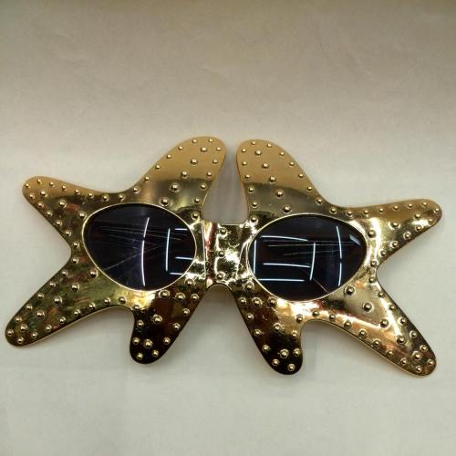 manufacturers supply new al1231d ball glasses multi-color electroplated starfish glasses