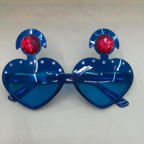 Factory Direct Supply New Al1196 Prom Glasses Multi-Color Fake Diamond Love Glasses 