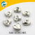Heart-shaped ABS plastic shell water diamond adhesive water diamond clasp - hole straight hole binding