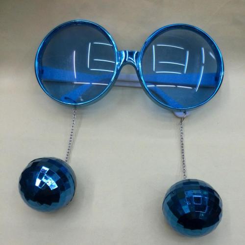 factory direct supply new al1357 ball fun glasses electroplated round ball glasses