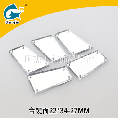 Imported acrylic electroplated diy accessories with aperture mirror lens