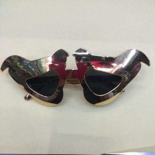 Manufacturers Supply New Al1310d Prom Glasses Fun Glasses Electroplated Horn Glasses