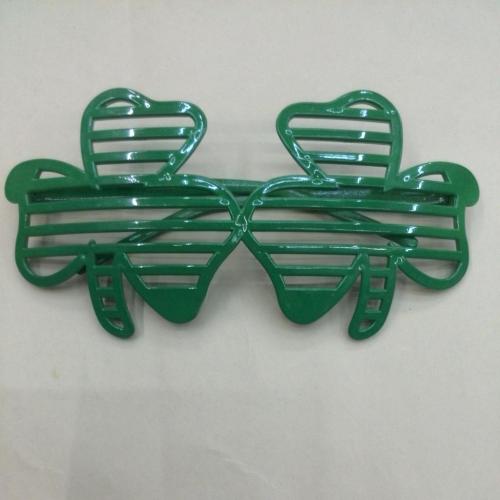 Factory Direct Sales Supply New Al1285a Prom Glasses Monochrome Clover Glasses 