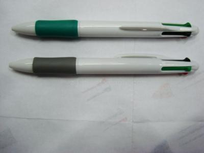 White four-colour pens