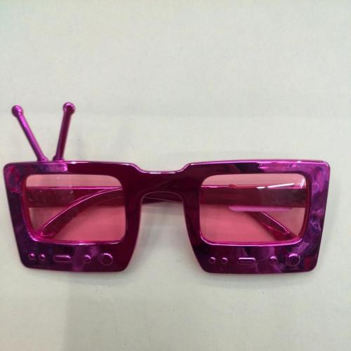 factory direct sales supply new al1243d prom glasses monochrome electroplated tv glasses
