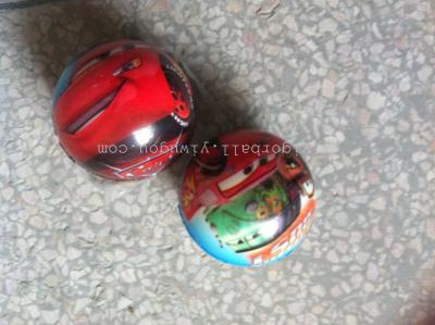 Low price of 7.6 cm PU printed ball