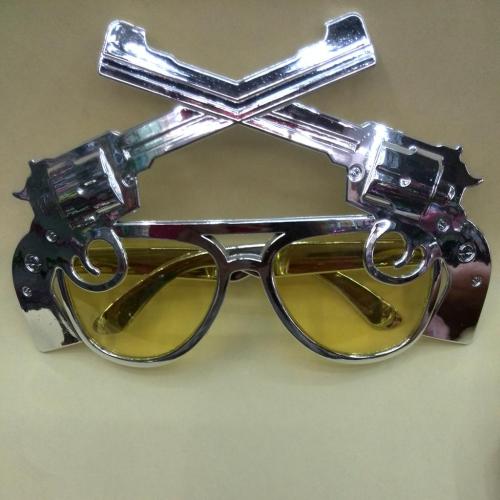 Factory Direct Sales Supply New Al1230d Prom Glasses Monochrome Electroplated Pistol Glasses