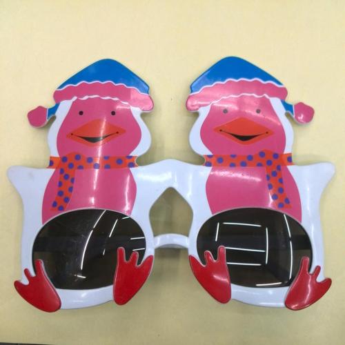 factory direct sales supply new al1257 color snowman glasses promotional gift glasses