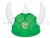 Football Horn Hat Game Essential Plastic Cap Football Horn Hat