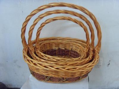 Willow Rattan Plaited Basket Fruit Basket Flowers Basket