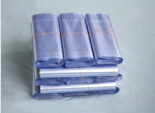 Heat shrinkable film bag is transparent