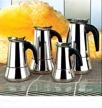 Authentic stainless steel Moka pot coffee pot, espresso coffee pot