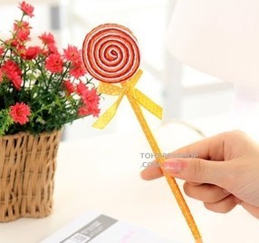 Cute stick the lollipop pens