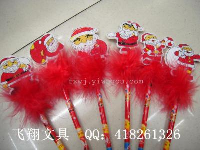 Santa Claus Feather Pen