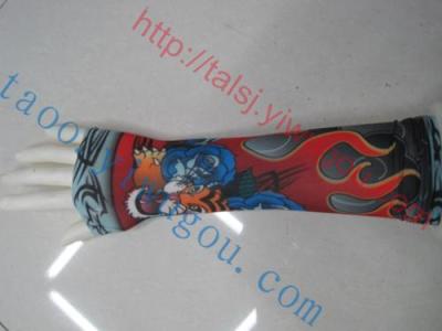 New cartoon style scenes of Tiger tattoo sleeve summer driving anti-UV tattoo sleeves sweep the foreign fashion hipster must-have items