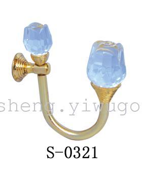 Crystal hooks, hooks, European hooks, curtain hooks, coat hooks, wall hangers