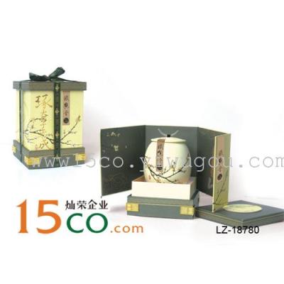 Wood tea tea packaging PV bark tea box with high-quality tea packaging