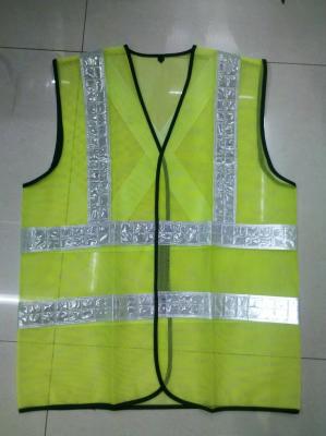 Reflective vest, reflective material
