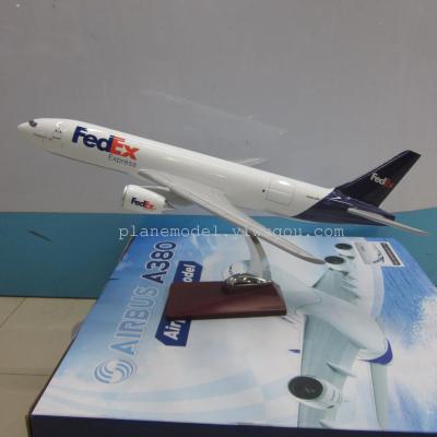 FedEx-FedEx Aircraft Model (B777-200) Resin Aircraft Model