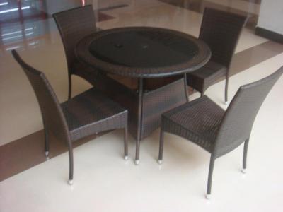 Rattan chairs set outdoor table and chairs set