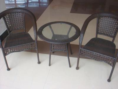 Rattan chairs three-set/outdoor table and Chair/leisure Chair